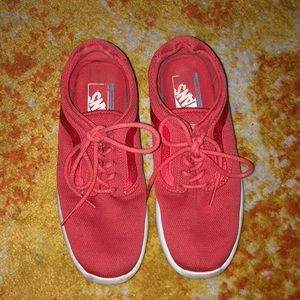 VANS red sneakers